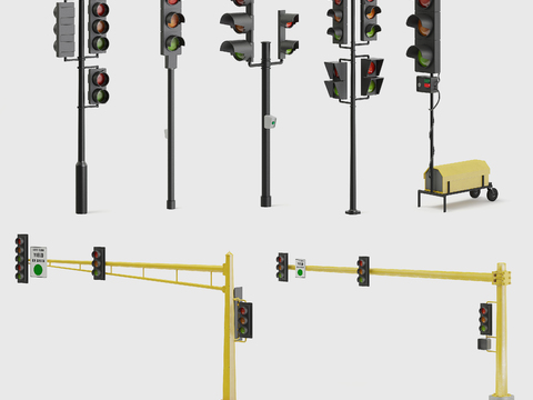 modern traffic signal traffic light