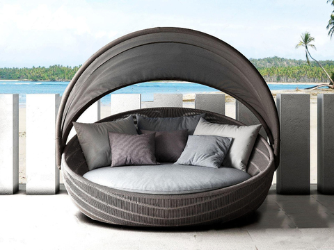 B & B Italia Modern Outdoor Leisure Sofa