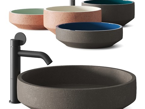 FLOS modern color wash basin