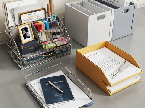 Office Supplies Folder Storage Rack