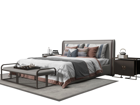 Chinese Double Bed