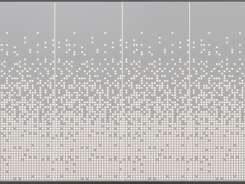 Perforated plate aluminum veneer punching plate