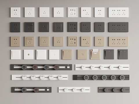 Switch mobile socket control panel