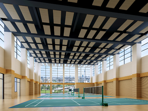 Modern Simple Badminton Hall