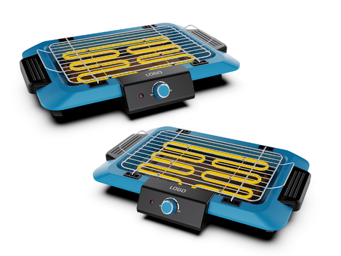 Modern electric barbecue pan