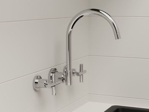 Modern minimalist stainless steel faucet free