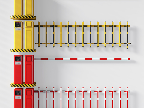 Modern toll pole parking pole combination