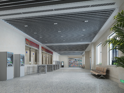 Modern Station Ticket Hall