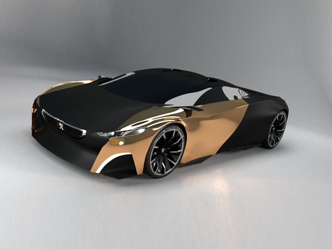 Modern creative super sports car free