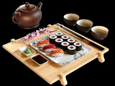 Japanese Sushi Tea Set