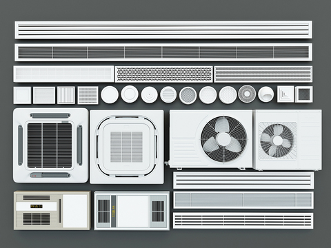 Air conditioning air outlet air supply vent