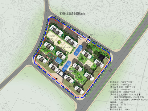 modern garden floor plan psd