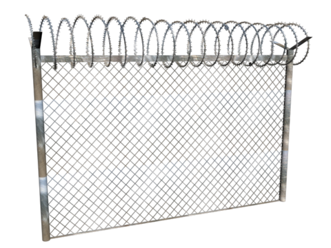 Modern metal fence free