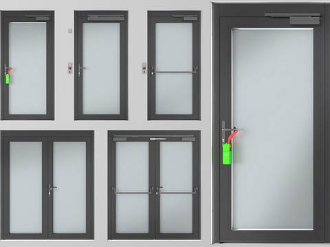 Modern fire door fire door