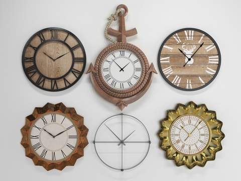 Nordic Vintage Wall Clock