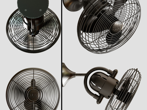 Modern metal electric fan