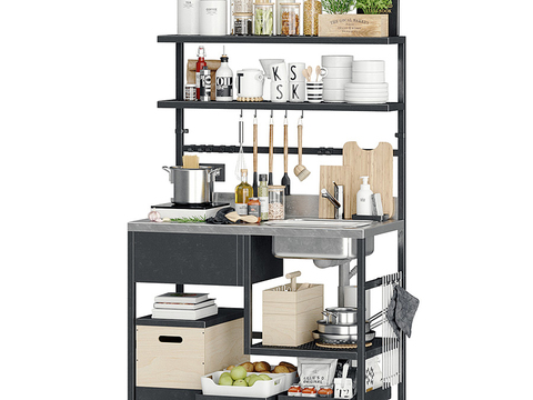 Modern Mobile Storage Rack Storage Rack