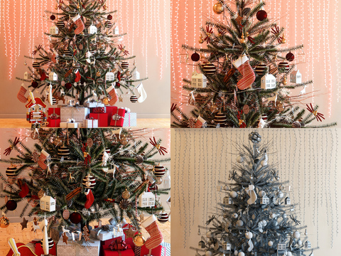 Modern Christmas Tree Gift Ornaments