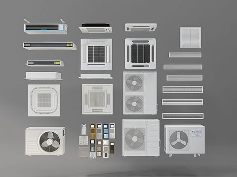 modern air conditioning exhaust fan free