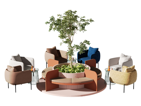 Modern flowerbed chair