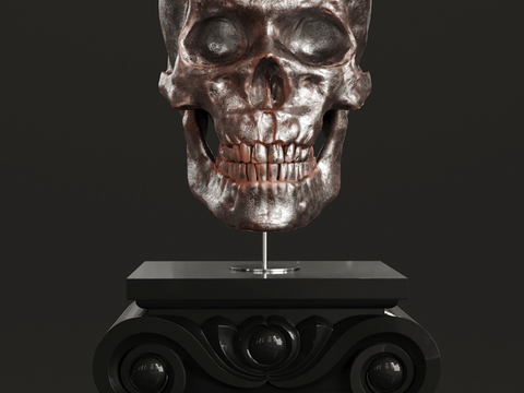 Modern Skull Sculpture Ornaments