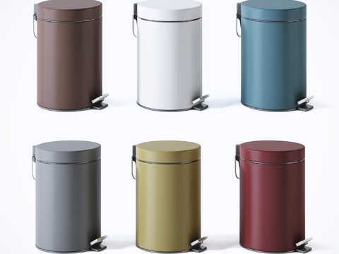 Modern trash can