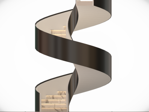 Modern spiral staircase free