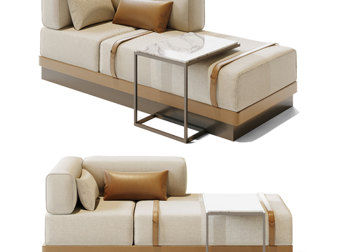 Modern chaise longues