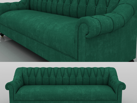 Jane's velvet multiplayer sofa