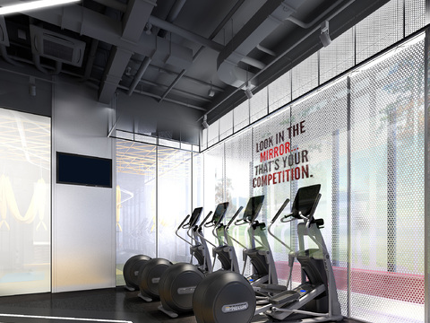 Modern Gym Window Running Area