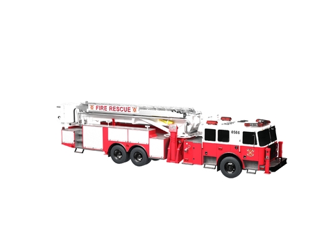 modern fire truck