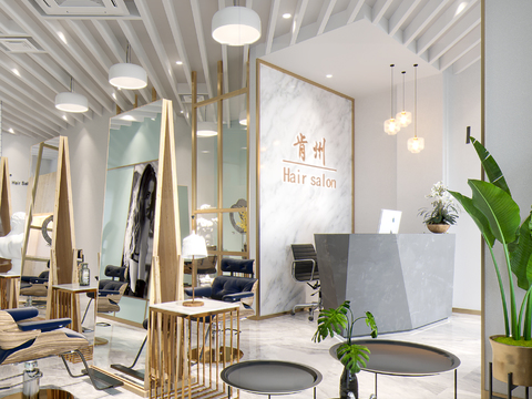 Modern barber salon