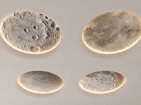 lunar lamp gypsum wall lamp