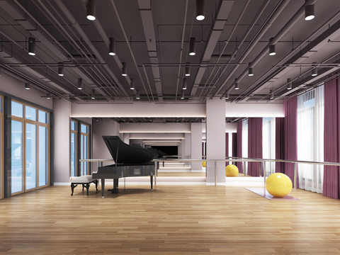 Modern Piano Classroom