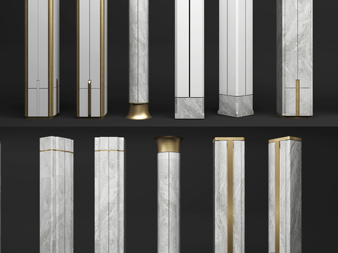 Modern Marble Columns