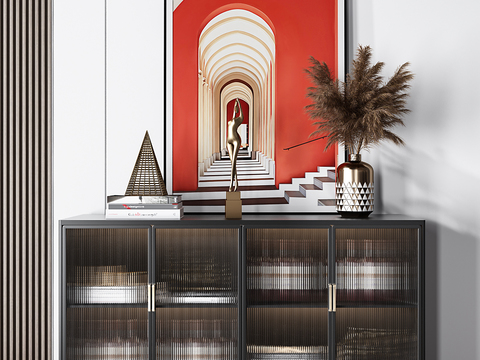 Modern Glass Sideboard