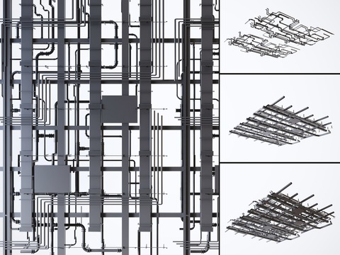 Industrial wind iron fire pipe