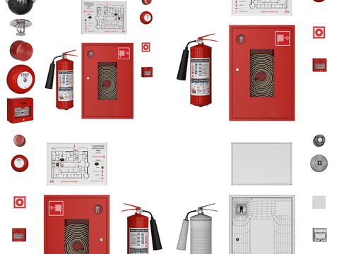 Modern fire tool combination