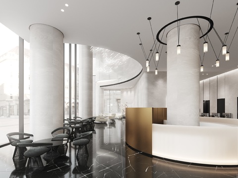 Hyundai Corporation Reception Area at Front Desk Lobby