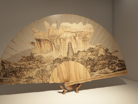 New Chinese Folding Fan Ornaments