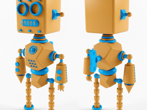 Modern minimalist creative robot toys free