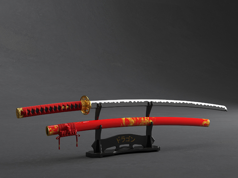 Japanese samurai sword