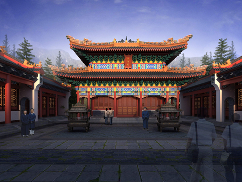 Chinese ancient temple