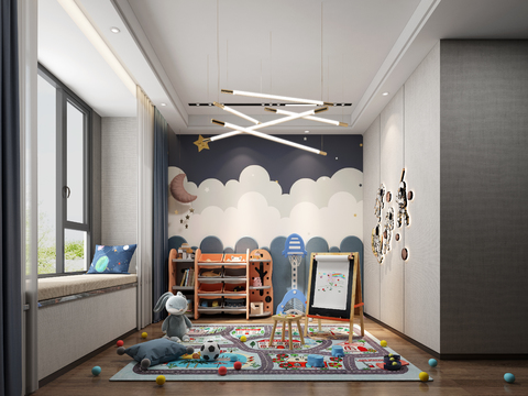 Modern kids Bedroom free