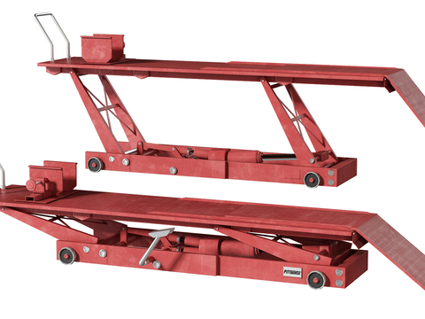 Lifting platform motorcycle maintenance platform