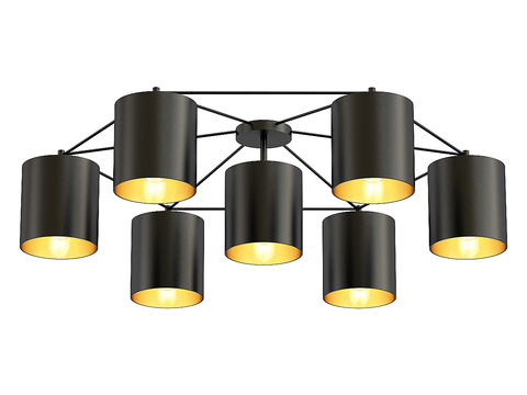 Multi-head chandelier free