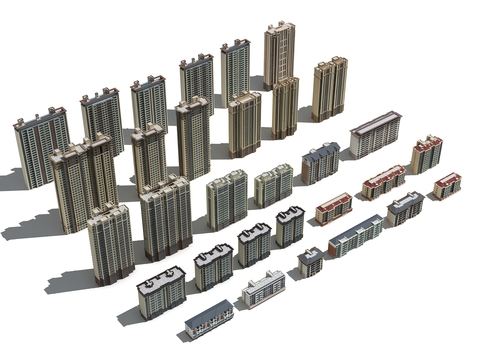 Building components of modern residential buildings