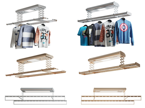 Modern electric intelligent drying rack