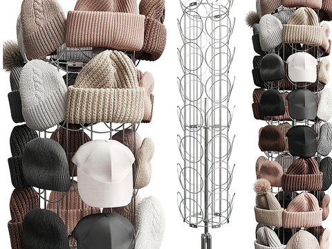 Modern wool hat shelf