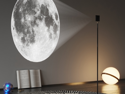 Moon projection lamp atmosphere lamp